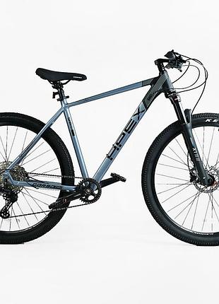 Велосипед al 29" corso apex рама 21" 12 шв. сіро-синій (154710)