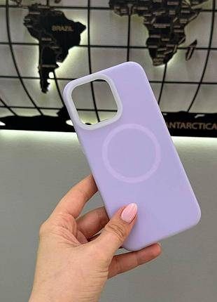 Неоновый чехол с микрофиброй для iphone 15 pro max, чехол-накладка для айфон 15 pro max (лиловый)