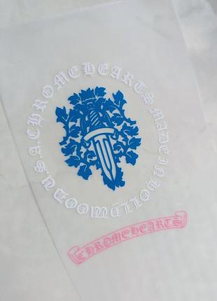 Термонаклейка chrome hearts blue wk