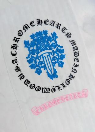 Термонаклейка chrome hearts blue bp