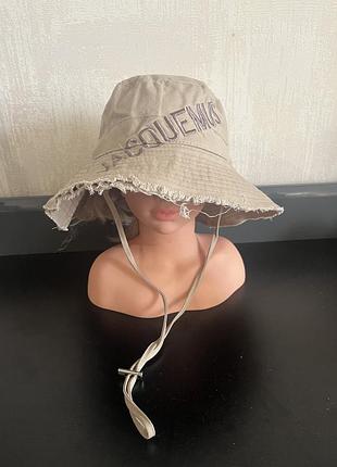 Панама jacquemus le bob artichaut bucket hat