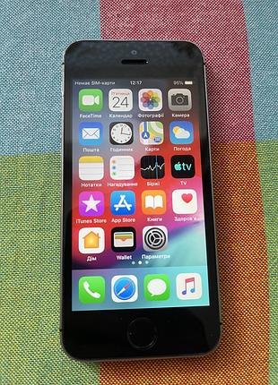 Телефон iphone 5s space grey 16 gb