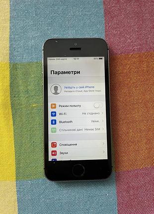Телефон iphone 5s space grey 16 gb 4
