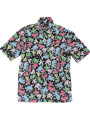 Keith haring x h&amp;m сорочка  s relaxed fit