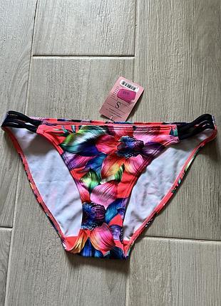 Жіночі плавки, низ від купальника hunkemoller, квітковий принт, s