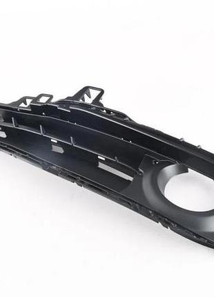 Решетка бампера bmw 3-series f30/31 2016-2019, с отв. п/тум., левая, черная, sport, avtm, 51117396885, 181426913
