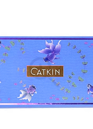 Палетка тіней для повік catkin allure eyeshadow, c02 fish play among duckweeds (blue), 15 г