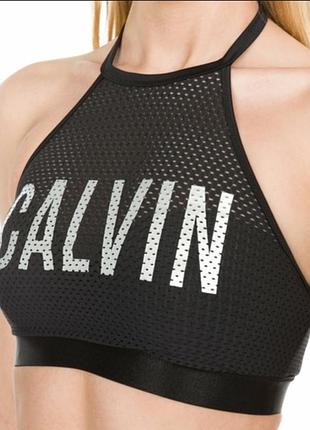 Купальный лиф топ calvin klein