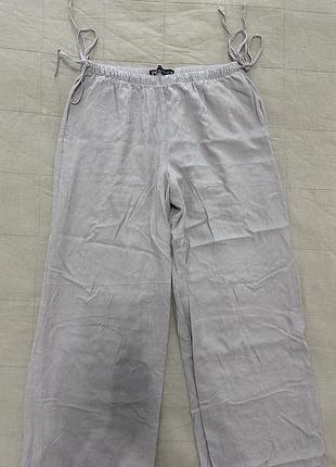 Лляні штани zara