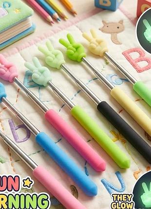 Телескопічні вказівки «fun learning wands» із підсвіткою (luminous), набір для навчання та презентацій