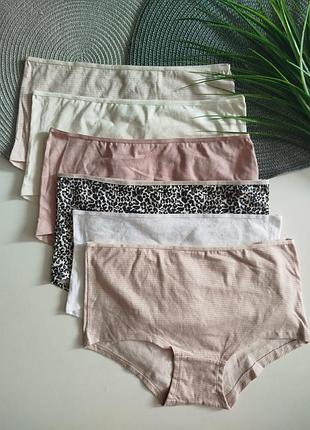 Жіночі бавовняні труси трусики шорти primark xs