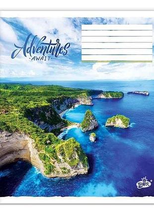 Зошит в клітинку 24арк. 20шт/уп офсет тв-109 №2566 горизонт тм brisk