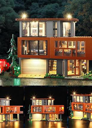 Підсвітка для лего. світлодіодний geament led набір lighting kit llk719 for 21354 twilight the cullen house