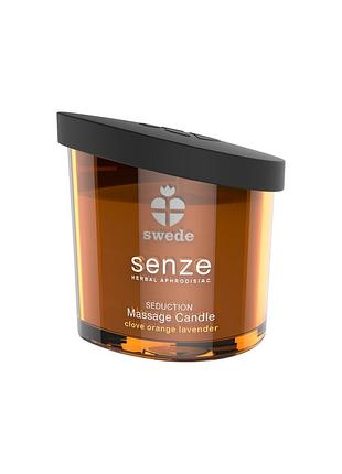 Массажная свеча - swede senze seduction clove orange lavender, 150 мл