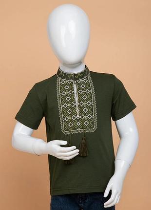 Вишиванка з коротким рукавом для хлопчиків