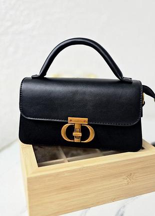 Сумка жіноча в стилі wanita oleem tas selempang через плечі чорний