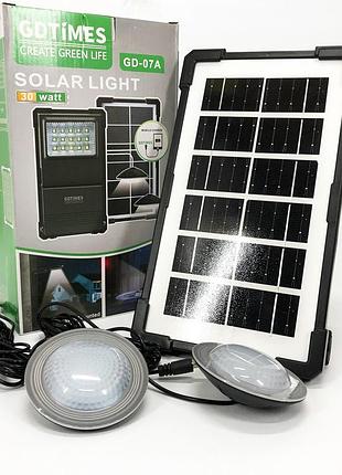 Led прожектор акумуляторний gdlite gd-07а, світлодіодні led прожектори, ліхтар для кемпінгу батарея dh-74