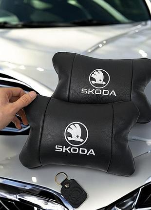 Подушка для шеи для водителя skoda, сувенирные автомобильные подушки, подушка на авто сиденье db-87