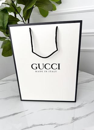 Фирменная упаковка пакет gucci , упаковка на подарок. подарочная брендовая упаковка гуччи