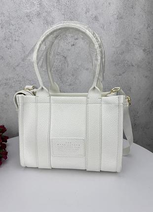 Marc jacobs tote bag mini white 2