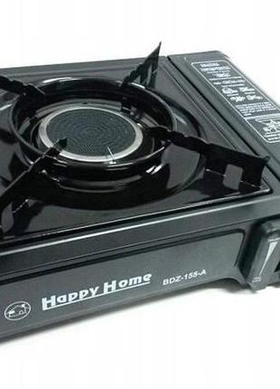 Туристична керамічна газова плита-обігрівач happy home bdz -155-a