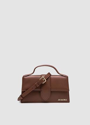 💎 jacquemus le bambino brown 25 х 13 х 8 см