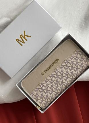 Гаманець michael kors wallet, майкл корс жіночий великий молочний