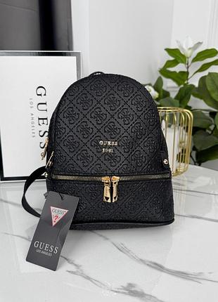 Рюкзак guess черный стеганный мини гесс рюкзак женский