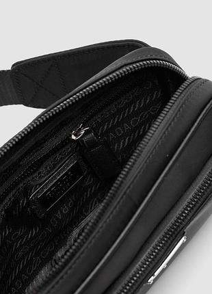 🦁 prada black nylon bumbag 3