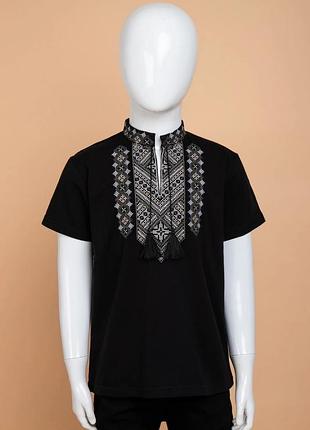 Вишиванка з коротким рукавом для хлопчиків