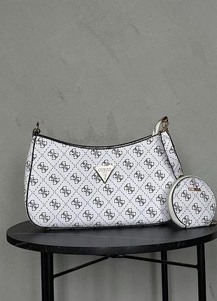 Сумка женская guess noelle 2в1 белый гесс