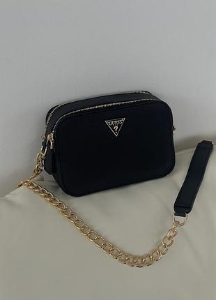 Сумка женская guess noelle черный классический кросс боди гесс