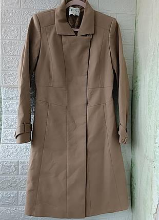 Великолепное женское пальто reiss бежевого цвета новое
