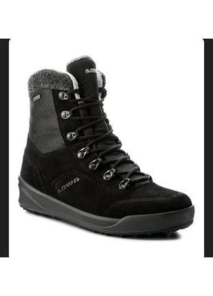 Зимові черевики lowa kazan ii gtx з водонепроникною мембраною gore-tex та замшевим верхом.в ідеальному стані