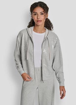 Женская толстовка dkny с пайетками