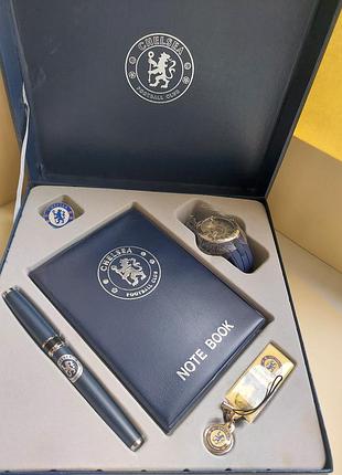 Вінтажний подарунковий набір футбольний клуб челсі, англія 2007 рік