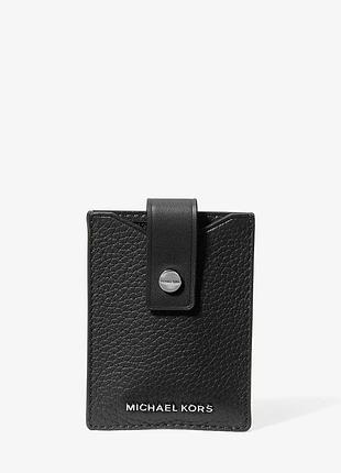 Кожаный картхолдер michael kors с логотипом