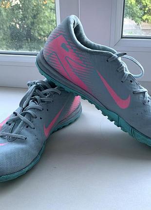 Сороконіжки nike air zoom vapor 16 tf academy turquoise/pink fq8449-301 (39-40 розмір 25 см)
