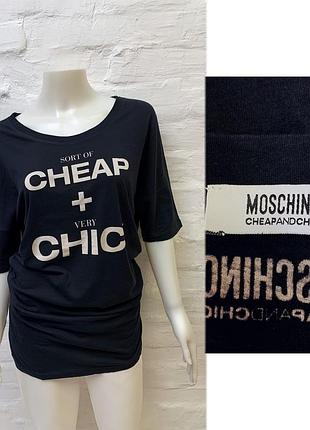 Moschino cheap and chic оригинальная футболка
