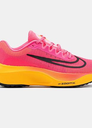 Чоловічі кросівки nike air zoomx fly 5 рожевий помаранчевий оригінальні