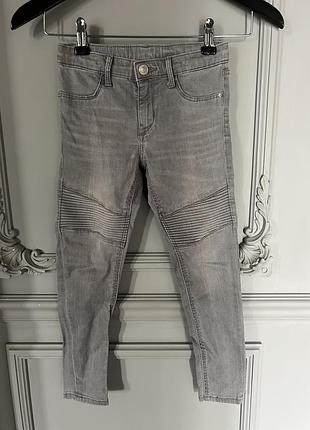 Детские серые джинсы zara  h&m next