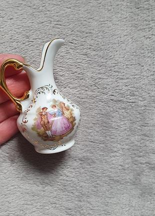 Миниатюрный глечик мадонна limoges франция