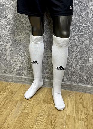Adidas гетры l размер футбольные белые