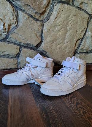 Кросівки чоловічі adidas forum mid білі