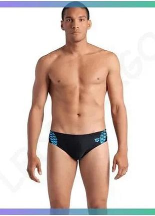 Плавки arena openings swim briefs чорні сині чоловічі 80% поліамід 20% еластан для плавання sku_008065-580