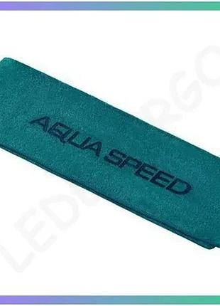 Рушник aqua speed dry soft 7324 микрофибра 50х100 см смарагдовый для плавания и спорта sku_156-11