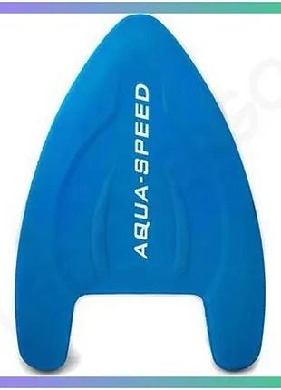 Дошка для плавания aqua speed a board 5645 синяя 40x28x4 см для тренировки плавания кикборд sku_165