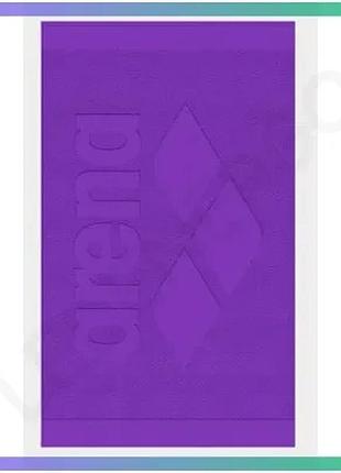 Рушник arena jacquard towel фиолетовый 100х50 см для плавания 100% хлопок унисекс sku_009049-990
