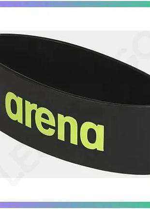 Стрічка для плавання arena ankle band pro чорна силіконова унісекс для підтримки тіла під час плавання sku_003791-501