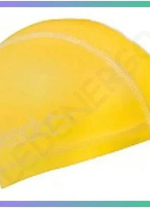Шапка для плавання speedo pace cap жовта для дітей з водовідштовхувальним покриттям для тренувань у ба sku_8-720732177